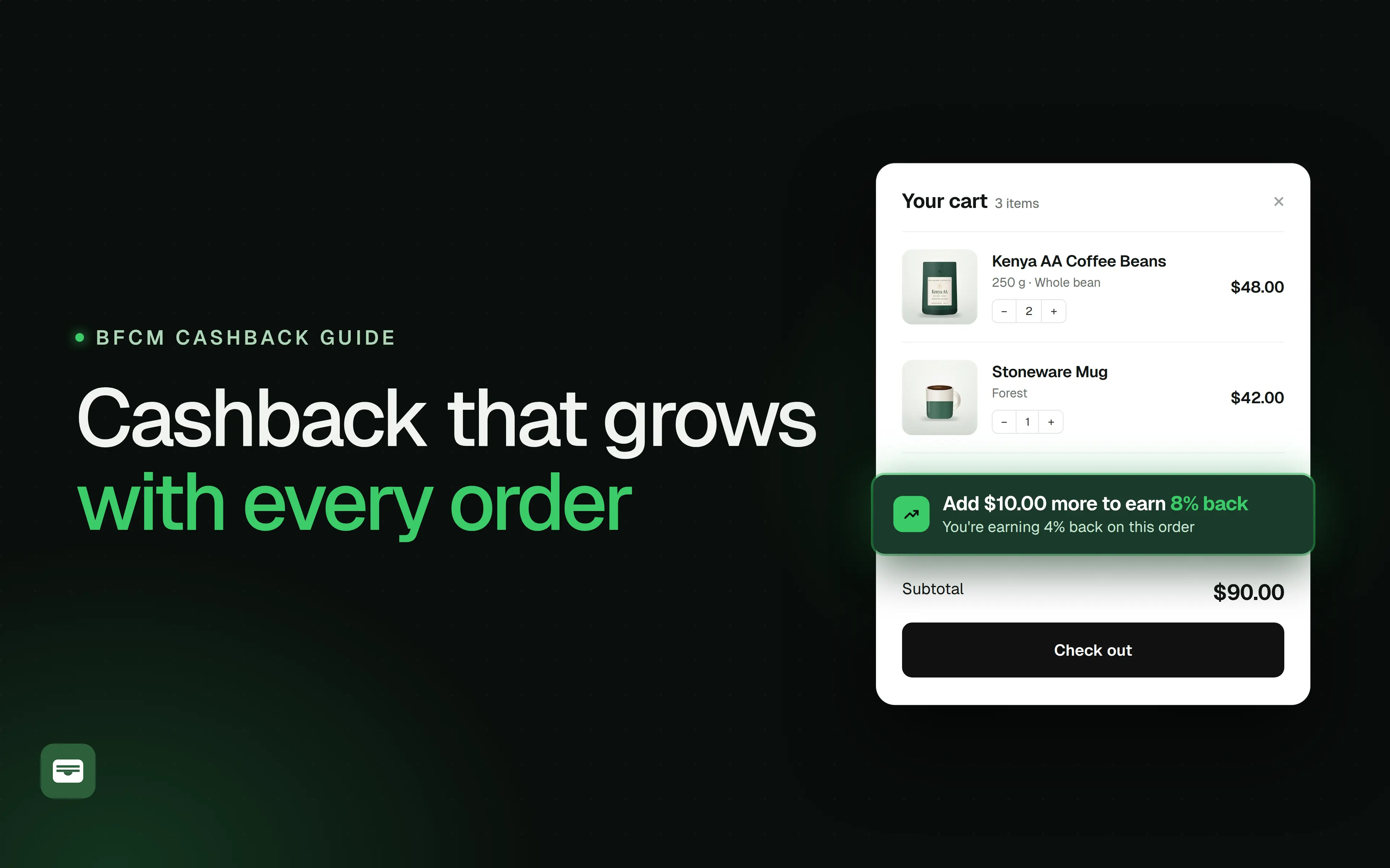 How to set up spend-based tiered cashback rewards for your customer for BFCM